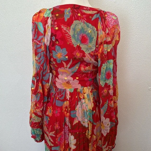 Farm Rio Hudson Floral Maxi Dress - Picture 9 of 12